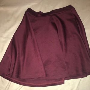 Burgundy Skirt
